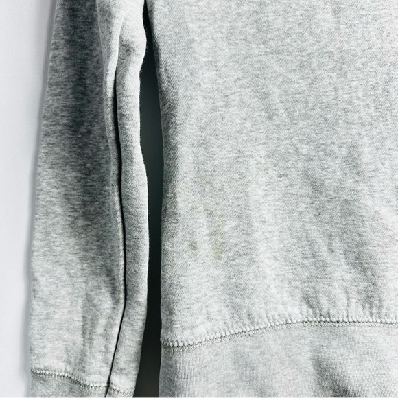 Aéropostale Sz XS Gray w/ Blue Bold Print On Front of Full Zip Hooded Jacket - Picture 8 of 9